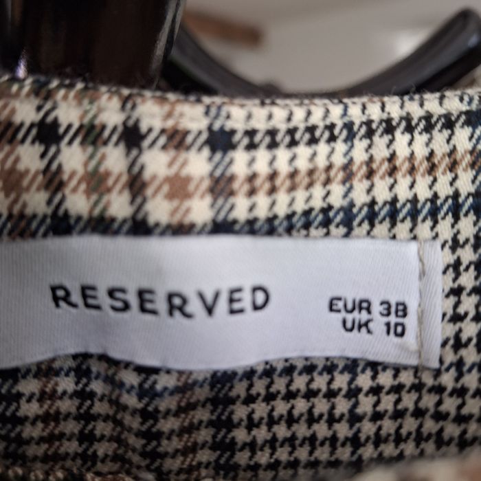 Szerokie spodnie w kratkę Reserved