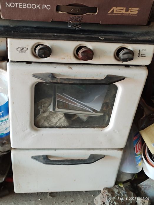 Газовая плита на две конфорки б/у