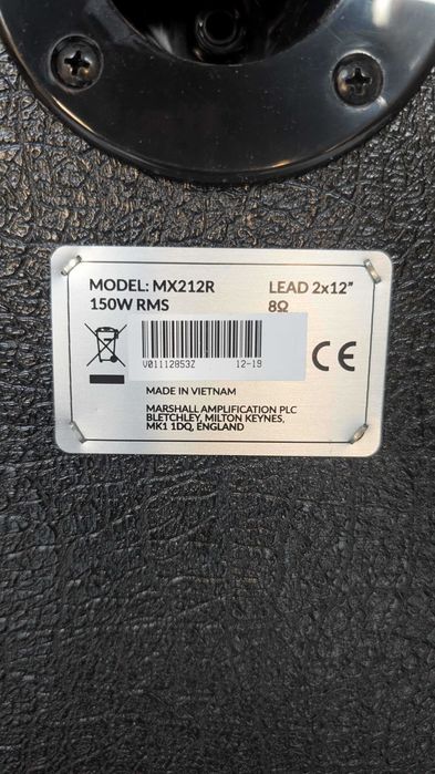 Kolumna gitarowa Marshall MX212R