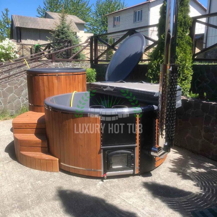 Чан з джакузі! Купель на дровах! СПА чан! ОФУРО! Гарячий чан! Купіль!