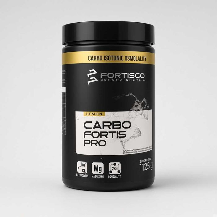 Fortisgo Carbo Fortis Pro 1125g cytryna / Izotonik węglowodany elektrolity