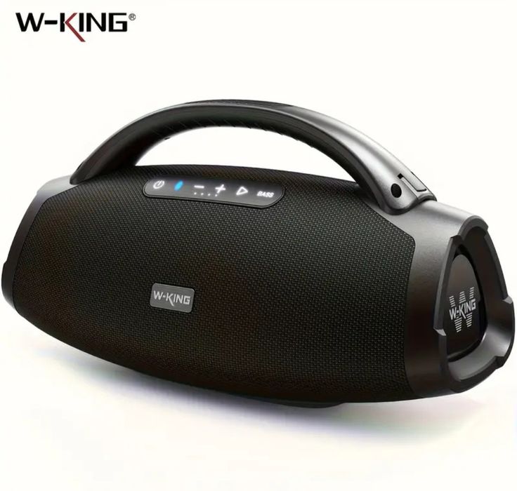 Głośnik W-King X20S 140W Subwoofer  Boombox  Aplikacja EQ  Bluetooth 5.4 MicroSD USB 2.0 Wejście gitarowe Radio FM