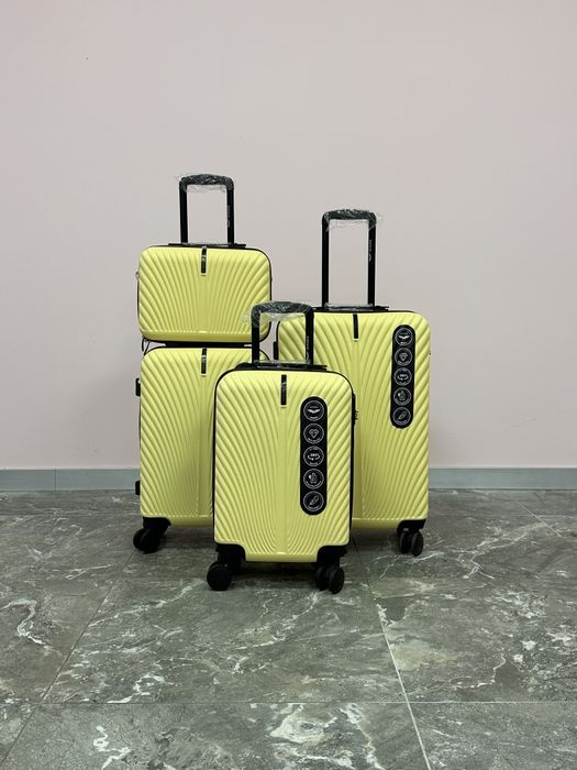 ОРИГІНАЛ‼️Польська валіза, чемодан на колесах, валіза з код замком