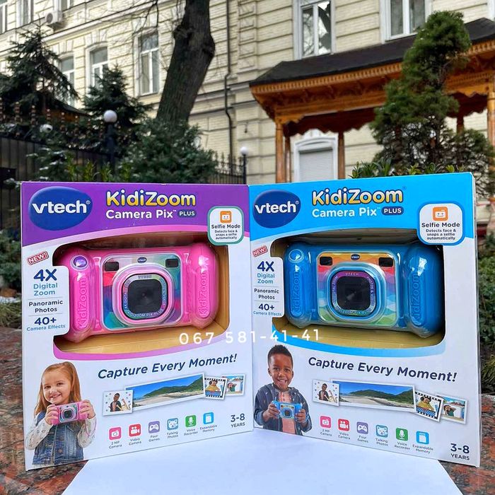 Цифрова камера Kidizoom Pix Plus від Vtech фотоапарат дитячий