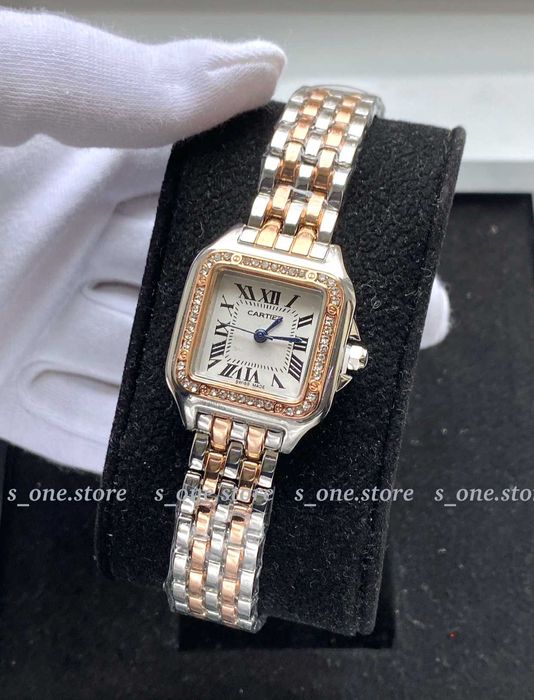 Жіночий годинник картьє, женские часы Cartier Panthere mini