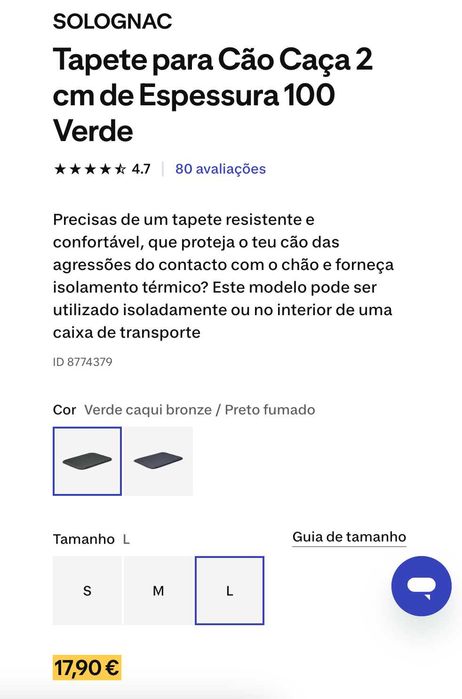 Transportadora Dobrável para Cão - Decathlon Solognac Tam L + Tapete