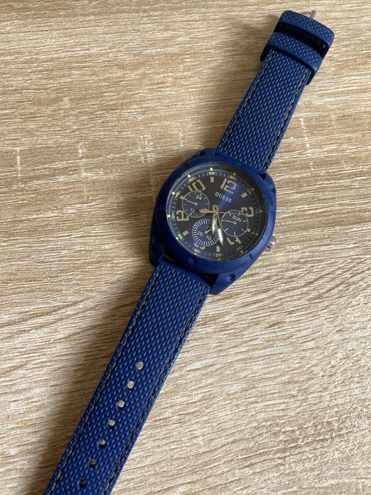 Наручний кварцевий годинник Guess, часи, чоловічий годинник