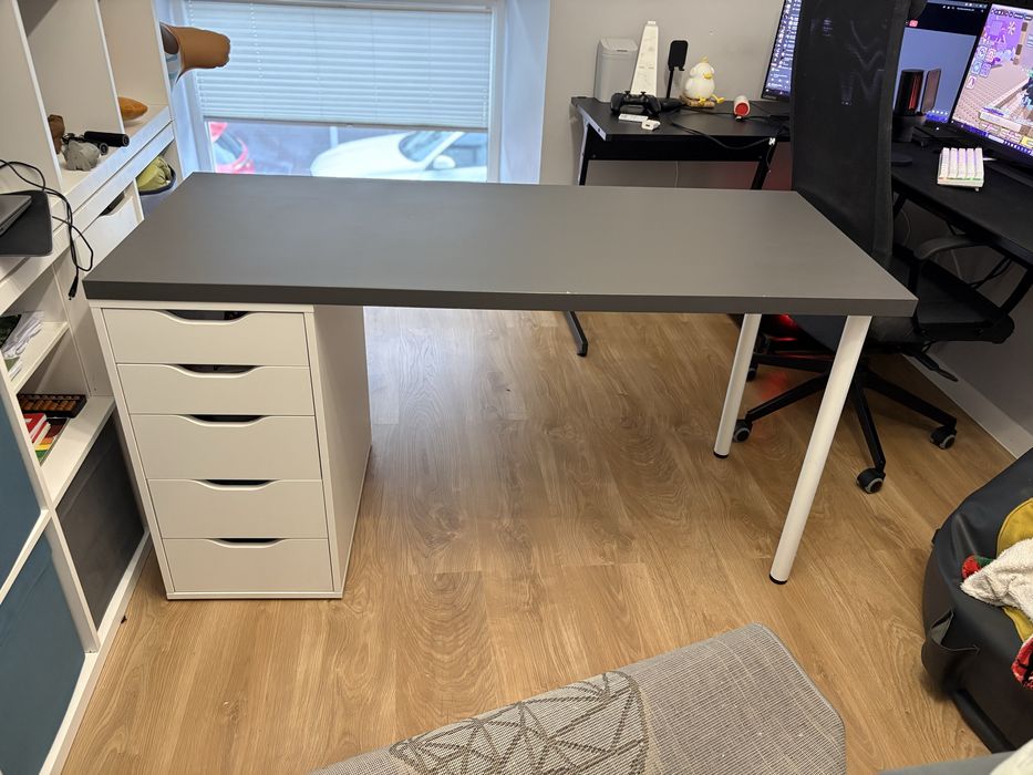 Biurko Ikea z szafka