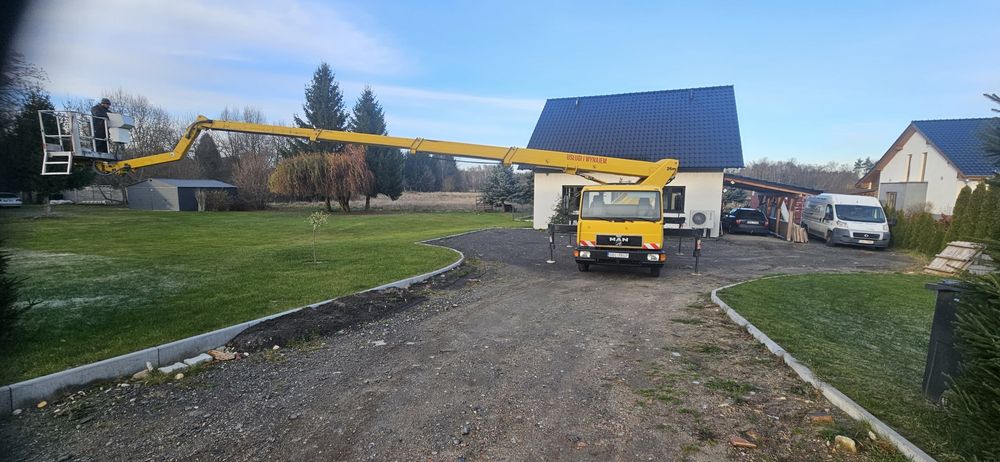 Usługi podnośnikiem koszowym 26m