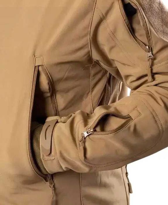 Костюм софтшелл Gwild Пісок Койот Soft Shell на флісі розміри M-4XL