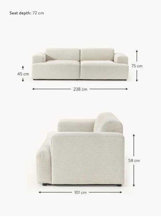 Sofa Melva (3-osobowa) (Westwing)