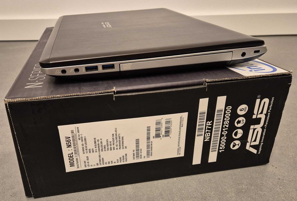 Laptop ASUS N56VM 15,6" / Intel i5 / 256 SSD / 12 GB RAM / Nvidia