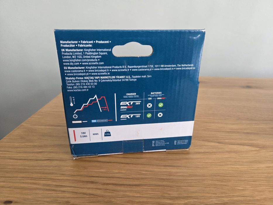 Akumulator bateria ERBAUER 18V 5.0Ah nowa generacja