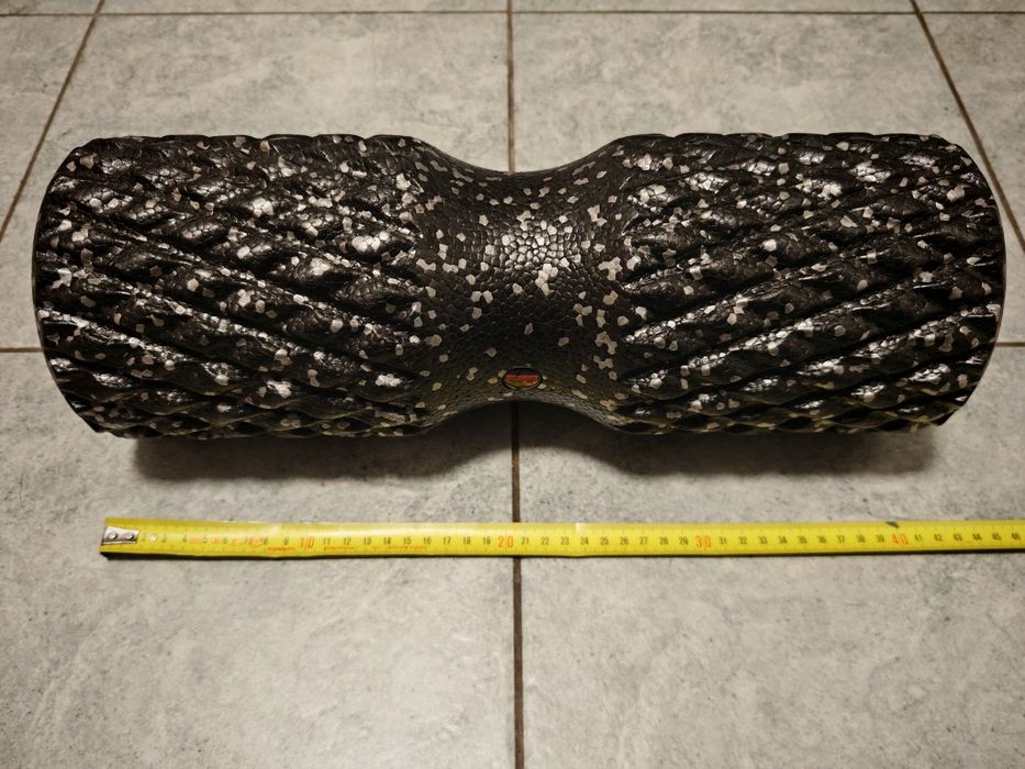 Roller do masażu duży wałek z wypustkami EPP Majestic Sport 42x15 cm