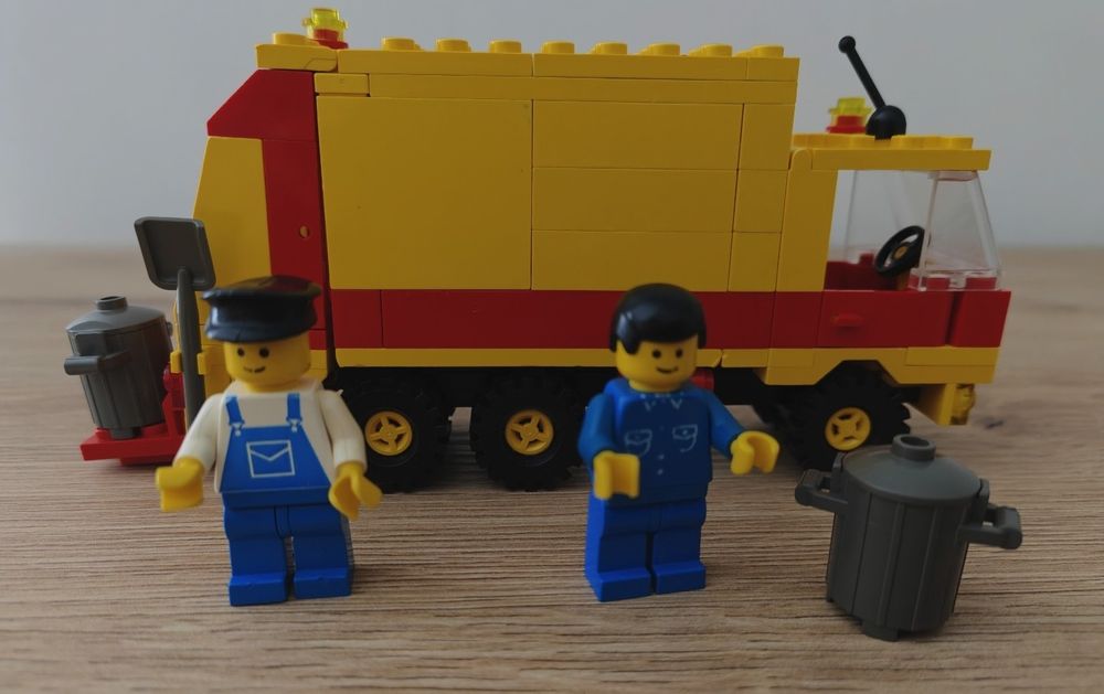 Lego Legoland 6693 śmieciarka, tylko klocki