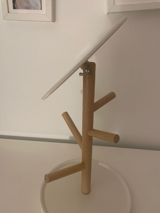 Espelho de mesa redondo