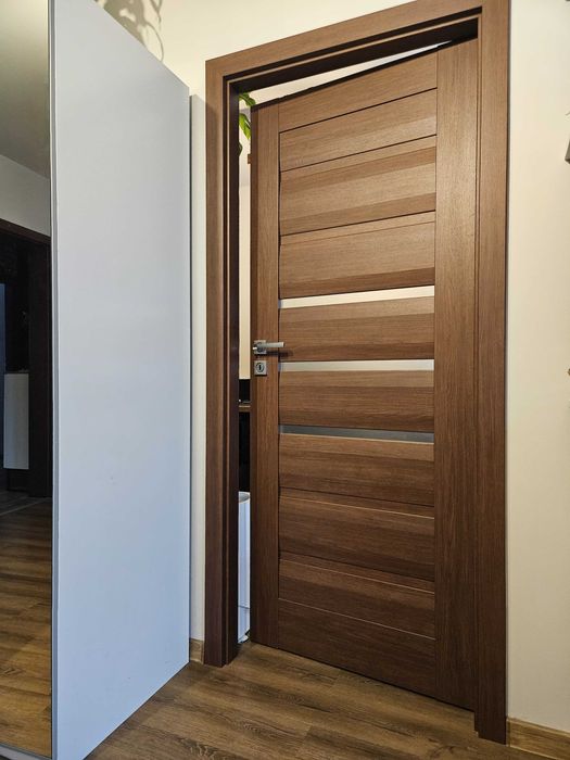 4x Drzwi Intenso model Belize Orzech z ościeżnicami - 4 sztuki