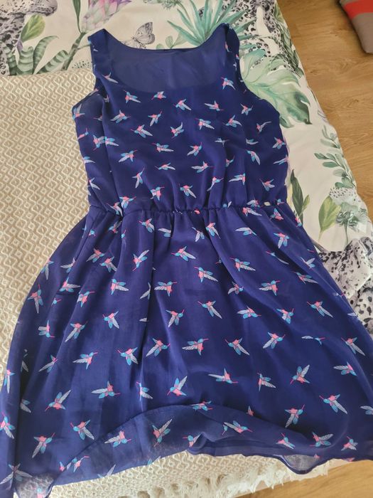 Ubrania letnie  40 L  12 szt sukienki, spodenki, koszuli, spodnie