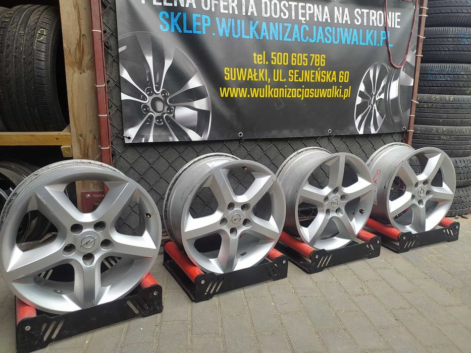 4x felgi alu R17 5x110 Opel Astra H Zafira Meriva Vectra C Saab Alfa Fiat