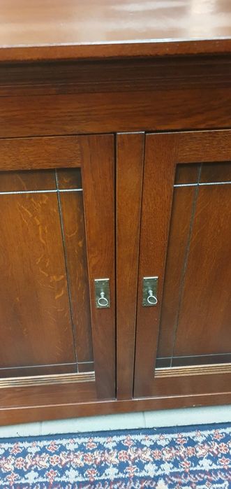 Dębowa komoda z lustrem