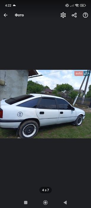 Опель вектра а 1.6 бензин газ 1992року