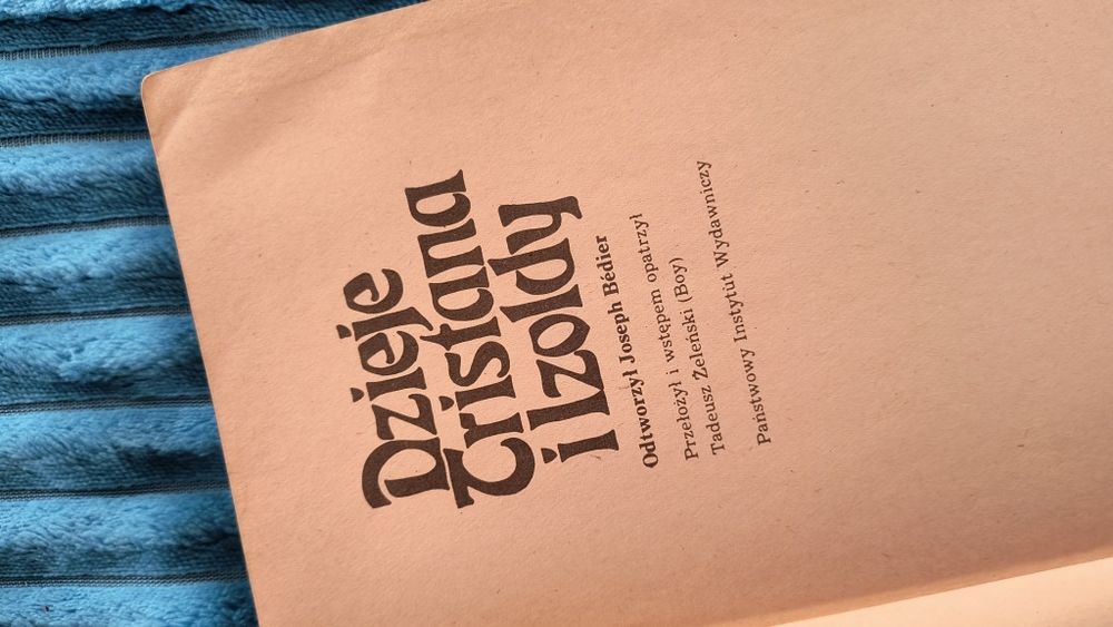Dzieje Tristana i Izoldy Joseph Bédier