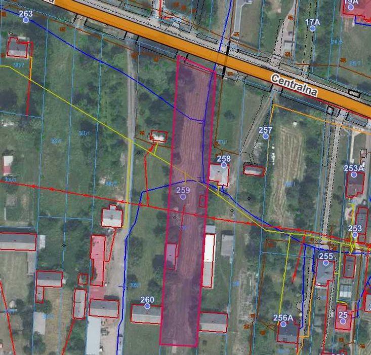 Działka budowlana (20m x 146m) pow. 30a, Osiny gm. Żyrzyn ul.Centralna - Widok 6