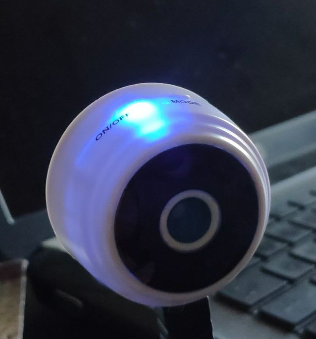 Mini câmara com bateria