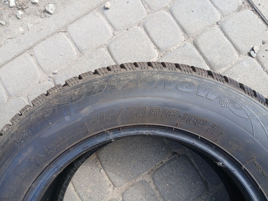 Sprzedam opony Kormoran SNOW całoroczne 215/70 R 16