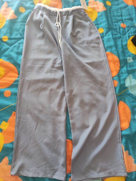 Calça clássica efeito obersize