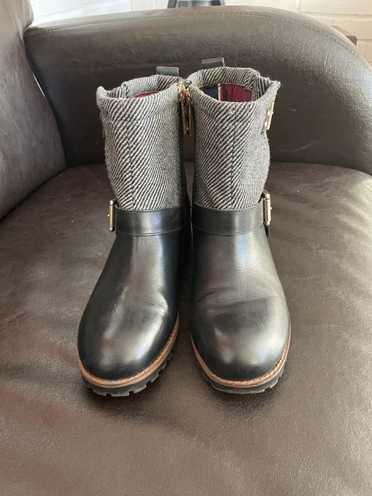 Tommy Hilfiger botki 25 cm skórzane kozaki krótkie 8 39