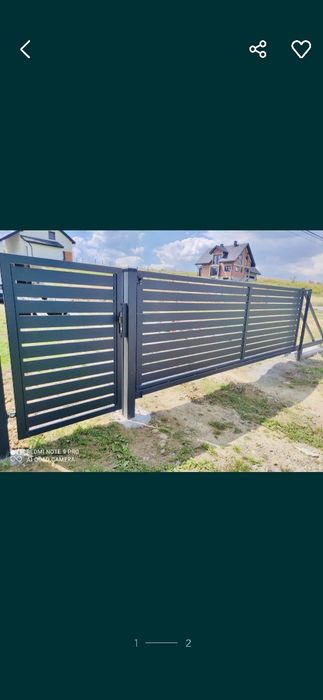 Ogrodzenia palisadowe bramy przesuwne skrzydłowe przęsła furtki