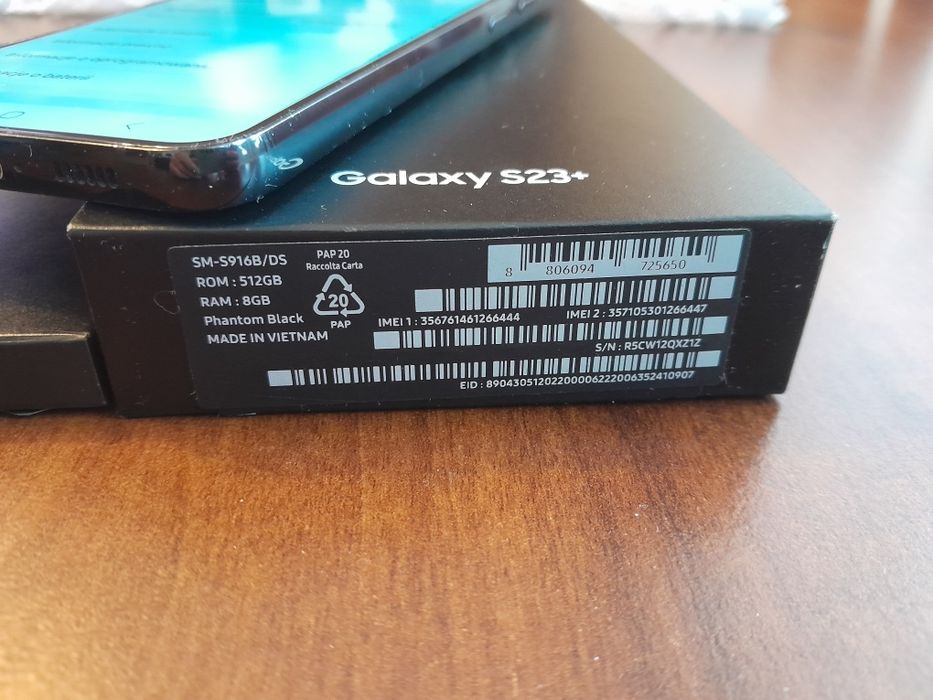 Samsung Galaxy s23 plus 8x512g