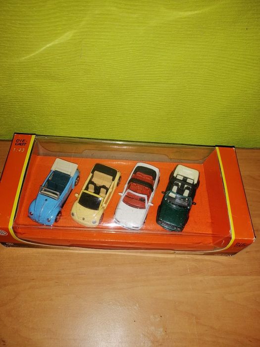 Набор моделей автомобилей Volkswagen Cabriolets. 1:43.