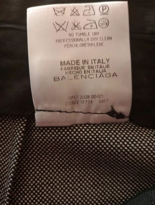 wełniane cygaretki Balenciaga vintage 36/S