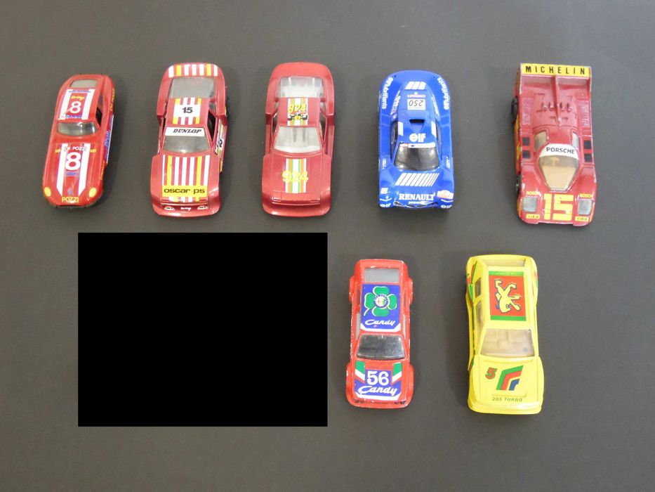 Miniaturas de Competição nas escalas 1/40 e 1/43, marcas diversas