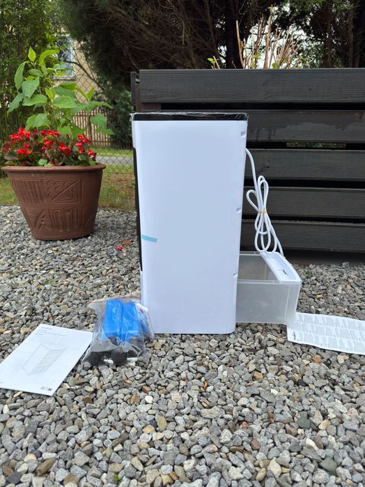 Przenośny Klimator wiatrak wentylator 80W Rotacja Timer24h 2x wkłady wiatrak