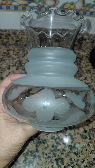 Abajur/globo candeeiro vintage