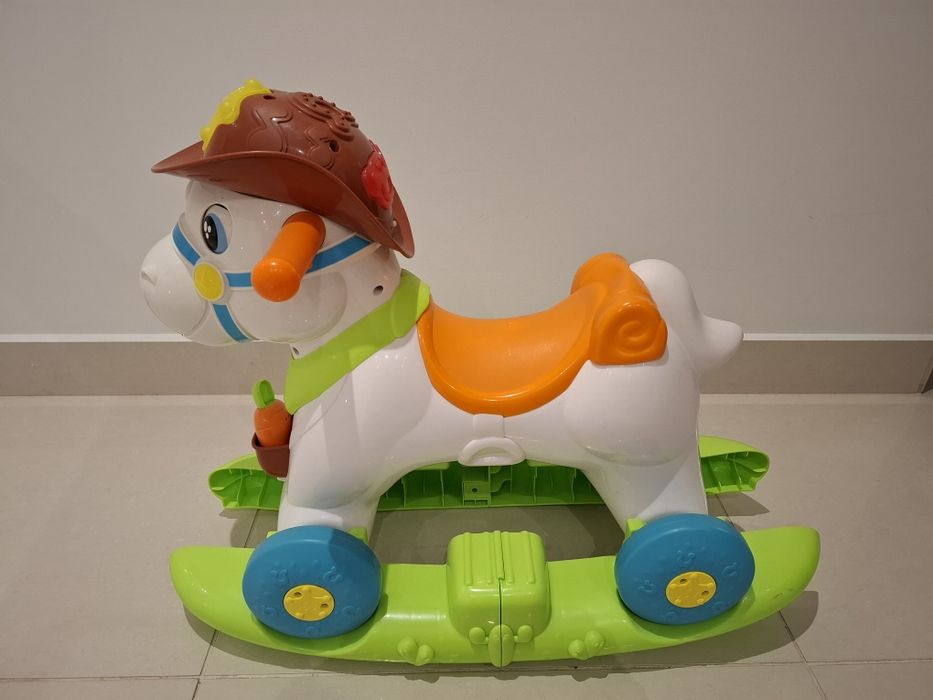 Chicco Baby Rodeo konik interaktywny jeździk bujaczek bujak 3W1