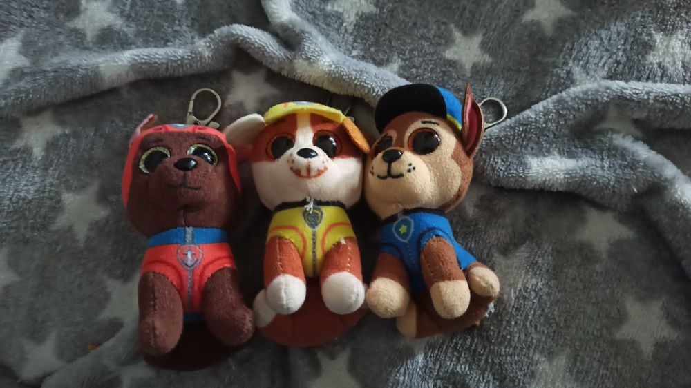 Maskotki Psi Patrol zestaw Marki Ty 7 sztuk