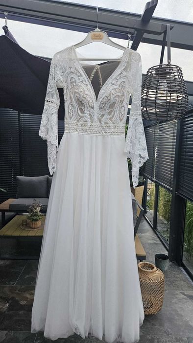 Suknia ślubna boho