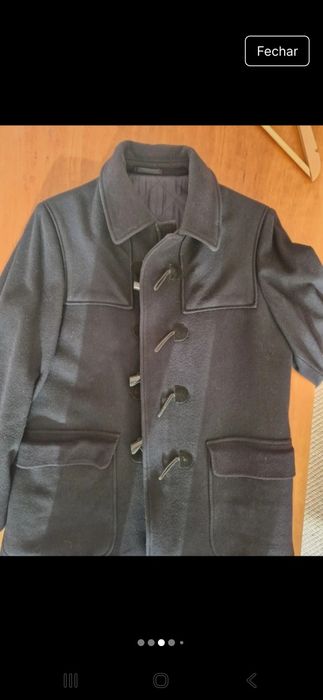 Casaco comprido azul Pierlorenzo, tamanho 46