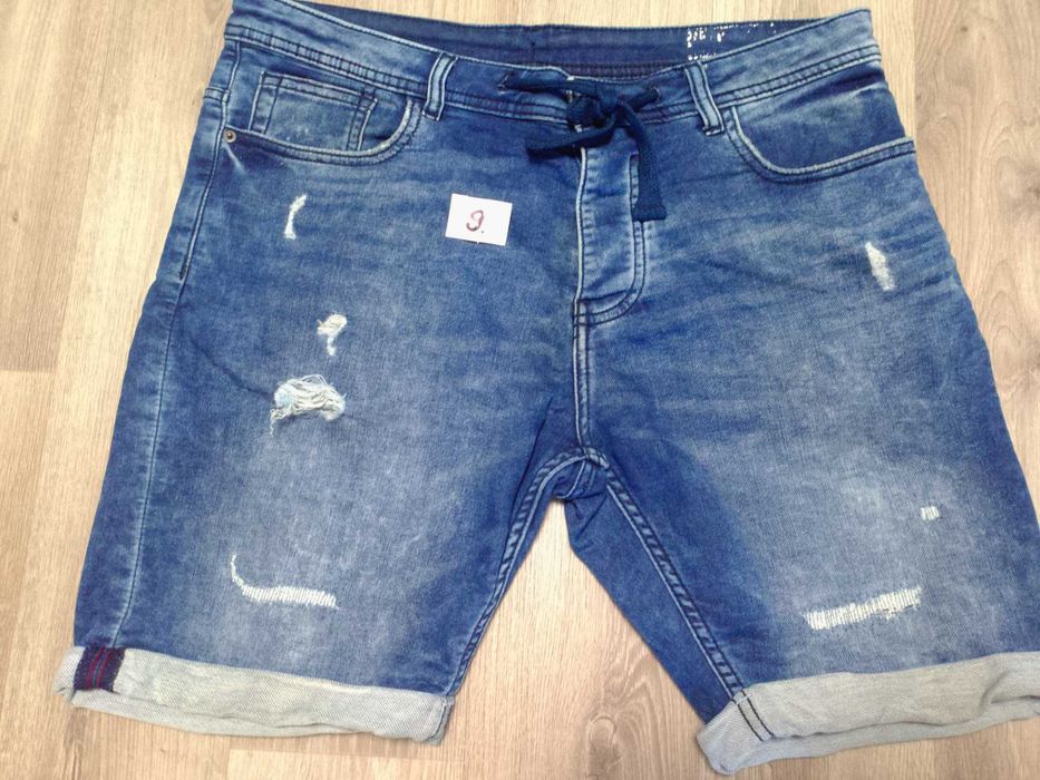 Шорты джинсовые, плащевка