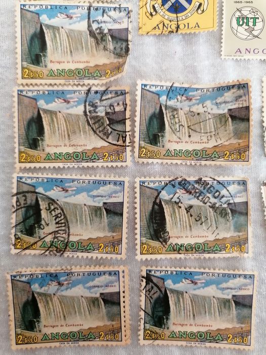 Selos antigos Portugal e Angola
