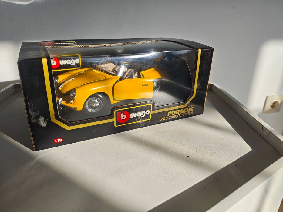 Burago 1/18 Colecção Porsche 356B Cabriolet 1961