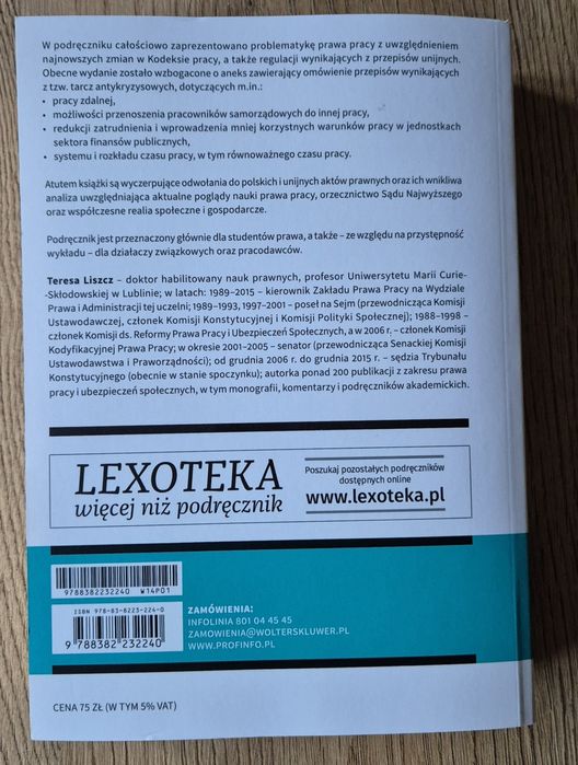 Prawo pracy T.Liszcz
