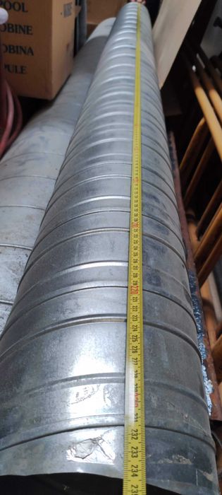 Tubos de conduta spiro galvanizado 200mm