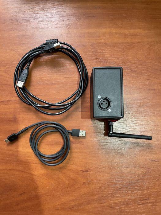 USB DMX, wi-fi приймач/передавач (для freestyler та qlc+)