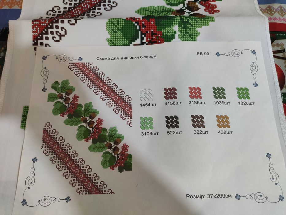 Основи для вишивання весільних рушників (бісер)