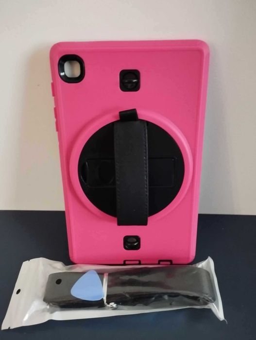 Etui z paskiem i podpórką Galaxy Tab A7 Lite T220 Case Obudowa